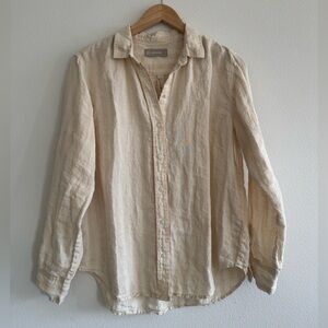 Everlane The Linen Relaxed Shirt Size 8
